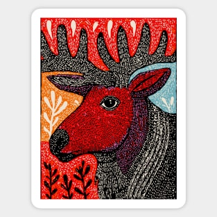 Autumn Elk | The Hart of the Forest Sticker